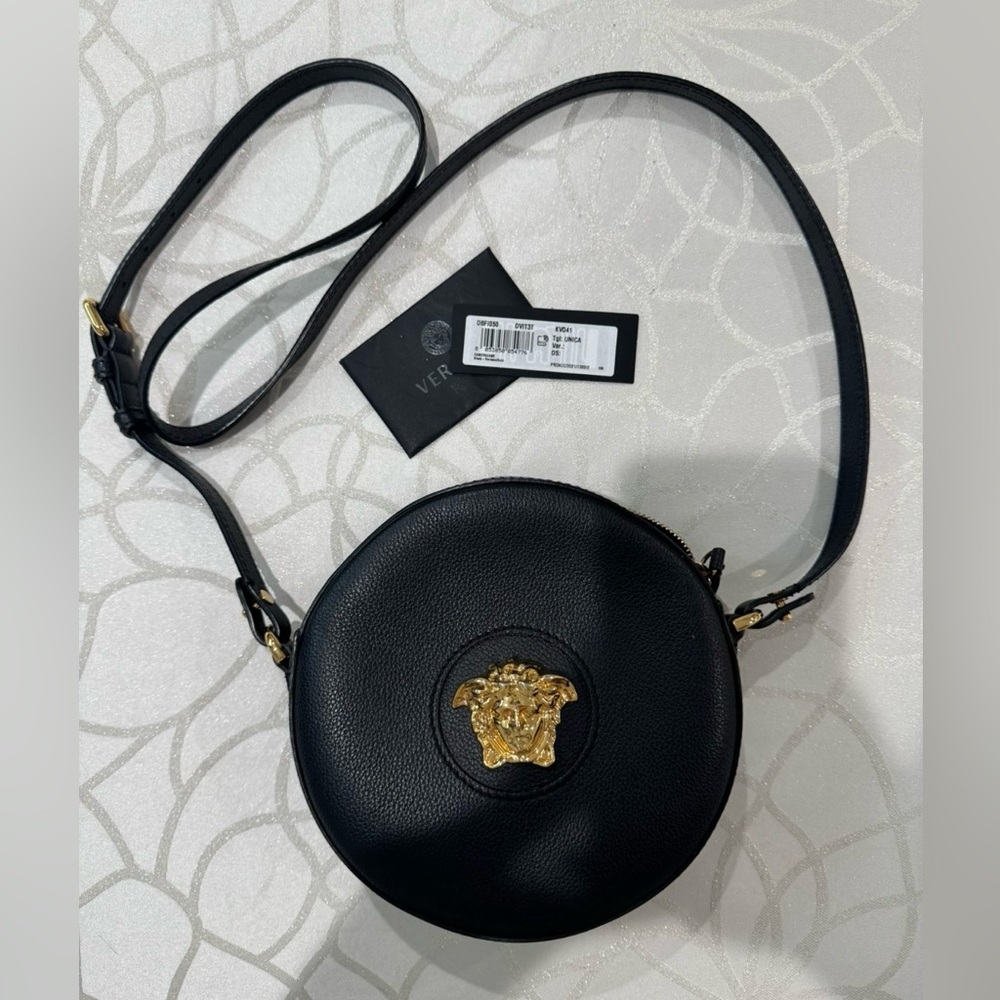 Versace La Medusa Round Camera Bag